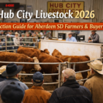 Hub City Livestock auction in Aberdeen SD 2026
