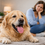 Dog panting heavily while resting indoors, common causes explained